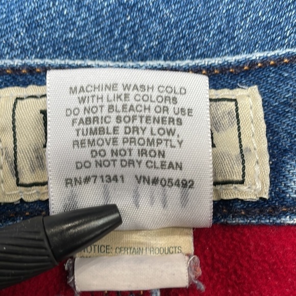 L. L. Bean Lined Relaxed Fit Straight Leg Jeans Women's Size 10 Cotton Warm - Picture 13 of 13